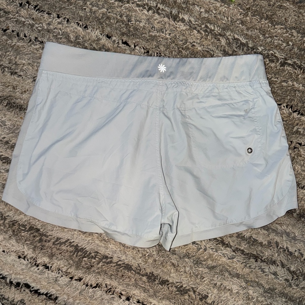 Athleta Light Gray Women's Athletic Shorts